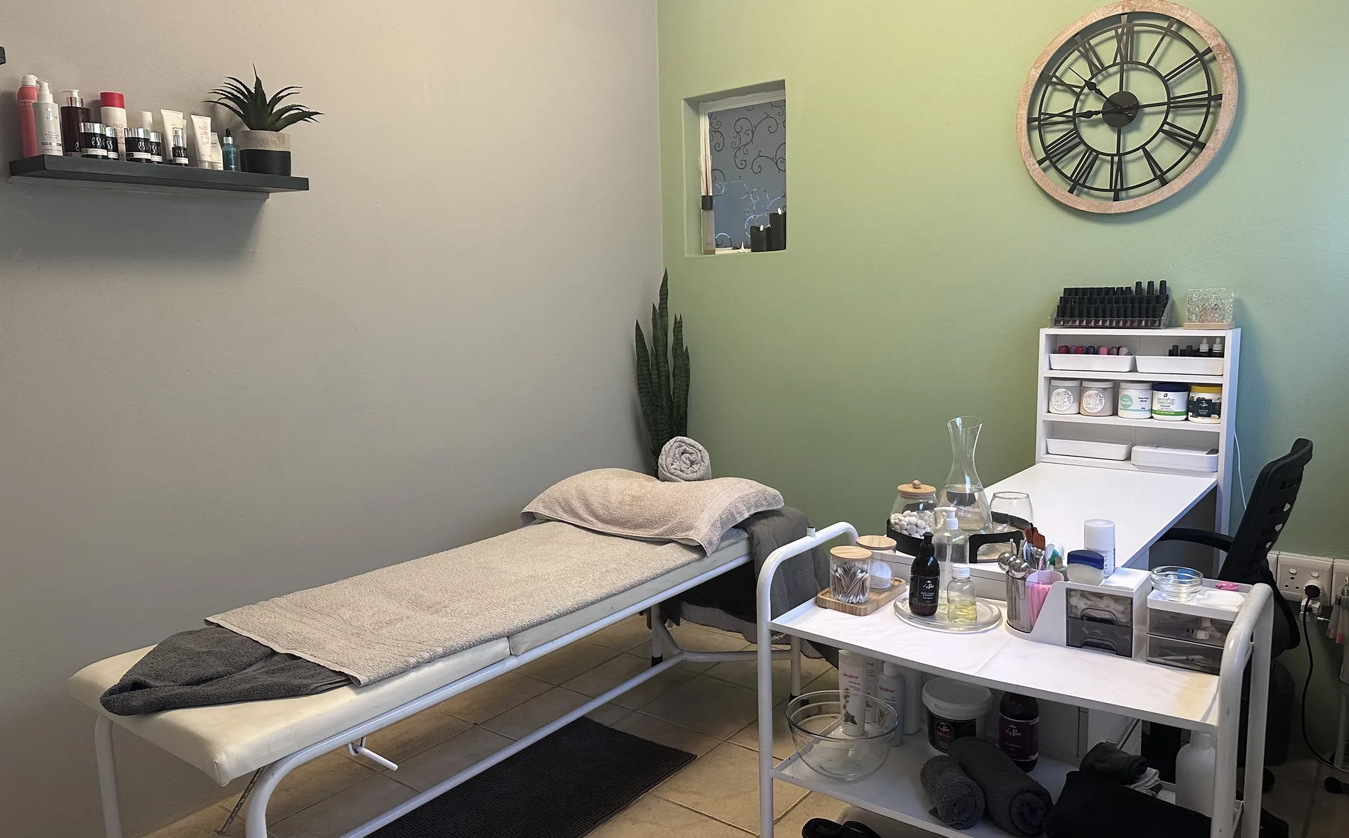 The LunaSol treatment room in Lynnwood, Pretoria