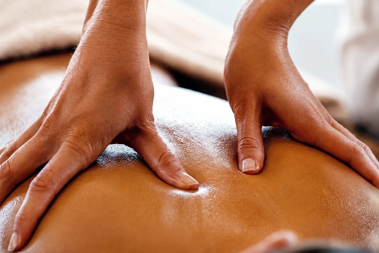 A calming massage treatment at LunaSol